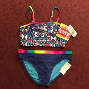 Girls 2 Piece Bathing Suit w/tags